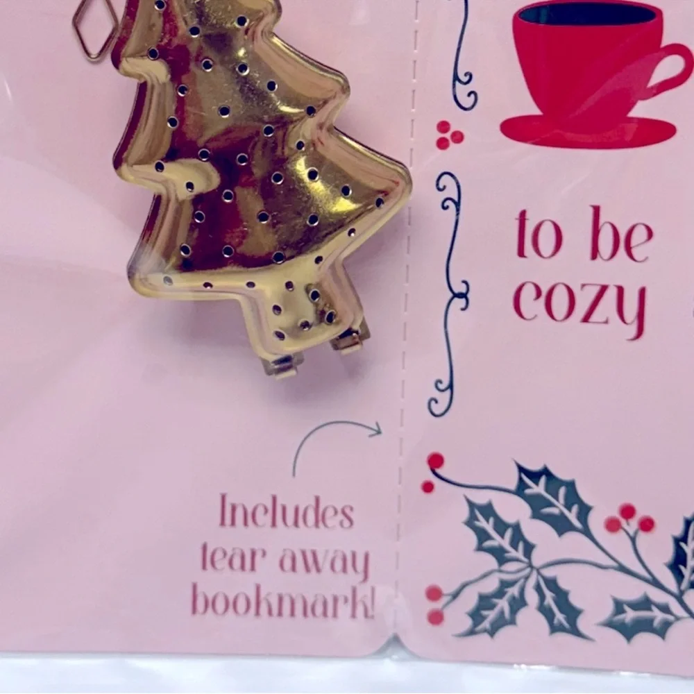 3 for $15 SALE Target Bullseye Set of 4 Holiday Mini Spoons and Tree Tea Infuser